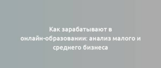 Как зарабатывают в онлайн-образовании: анализ малого и среднего бизнеса