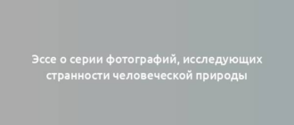 Эссе о серии фотографий, исследующих странности человеческой природы